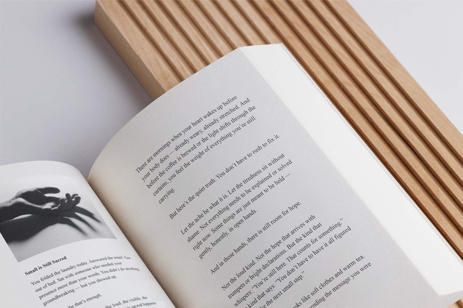 opened book